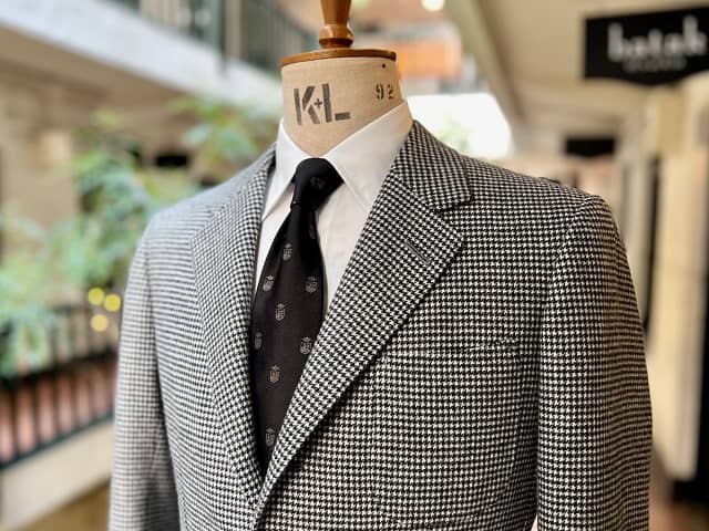 アンコンジャケット　千鳥　チェク アンコンジャケット 千鳥 チェク